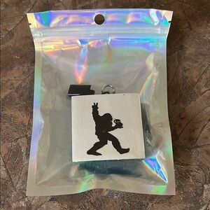 Bigfoot Sasquatch Strawberry Leather Car Air Freshener